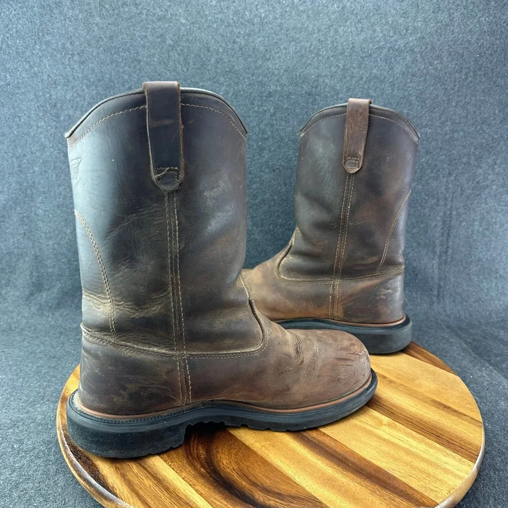 Red Wing Dyanforce 2272 Shoes Boots Mens 9D Leather Pull On Safety Toe EH Work
